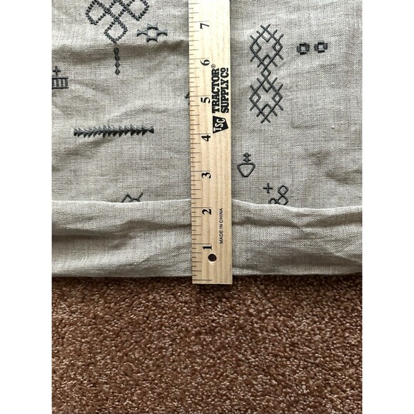 Linen Bag Fringe Studio Cross Body Tan Aztec Southwest NWT - Picture 10 of 11